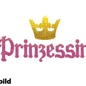 Iron on Temple Princess Glitter wish name crown image 1