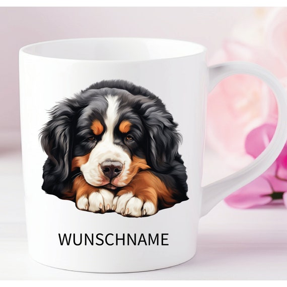 Personalisierte Tasse Berner Sennenhund Dog Mom  auch mit Wunschname