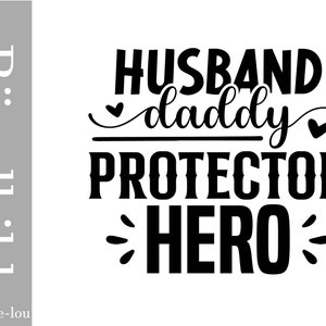 Bügelbild erster Vatertag Papa Husband Daddy Dad Hero Schwangerschaft Verkündung Geschenk