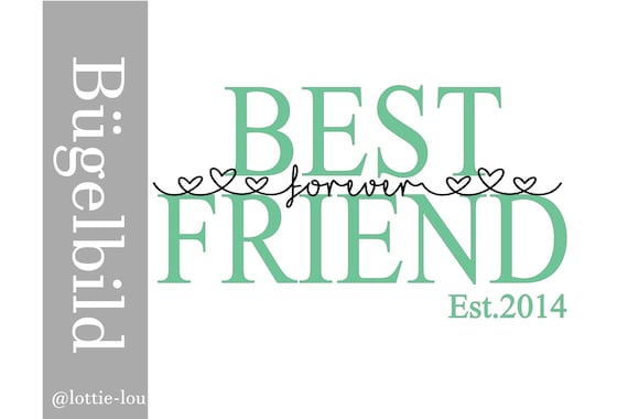 Ironing Image Best Friend BFF Girlfriend Est Since with Desired Name Statement Shirt