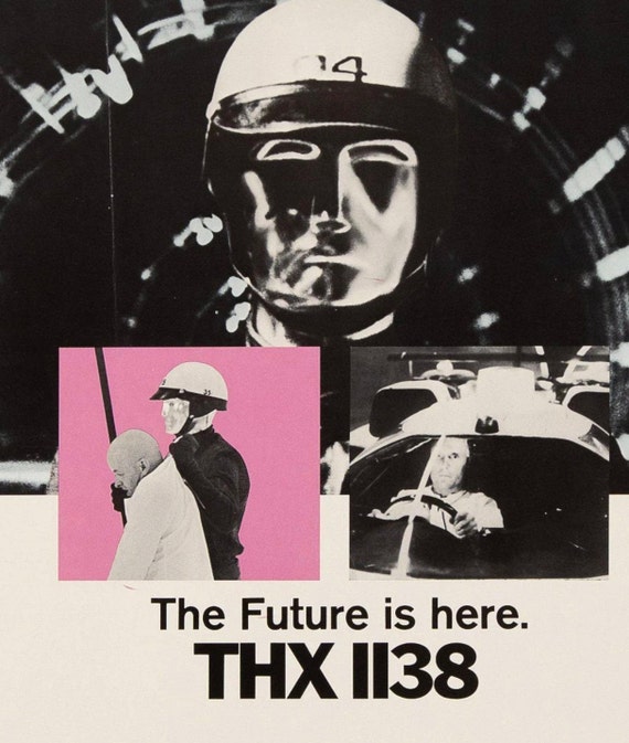 THX 1138 - Set of 13x B&W 8x10 Press Photos From 1971 - Etsy