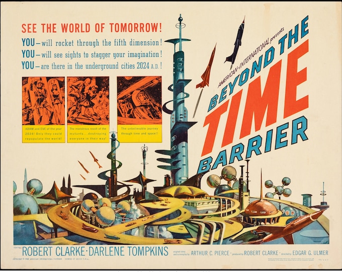 Beyond The Time Barrier - Original Movie Poster - 1959