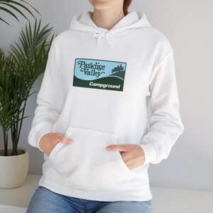 PARADISE VALLEY CAMPGROUND Vintage Wisconsin Retro 1980s Camping Sweatshirt Kettle Moraine Gift Original Lesada Arts