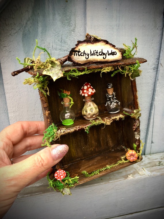 fairy dresser Whimsical Fantasy  Hand-Painted Vintage Dresser