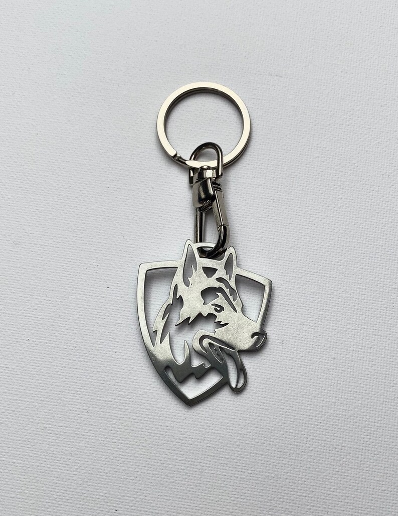 Alsatian Dog Keychain, Dog Keychain, Pet Key Chain, Stainless Steel Key Chain, Alsatian Animal, Dog Bag Charm, Dog Jewelry, Dog Lover Gift image 8