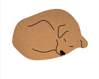 Dog Pin Board  gift for dog mom Cork Board Organizer