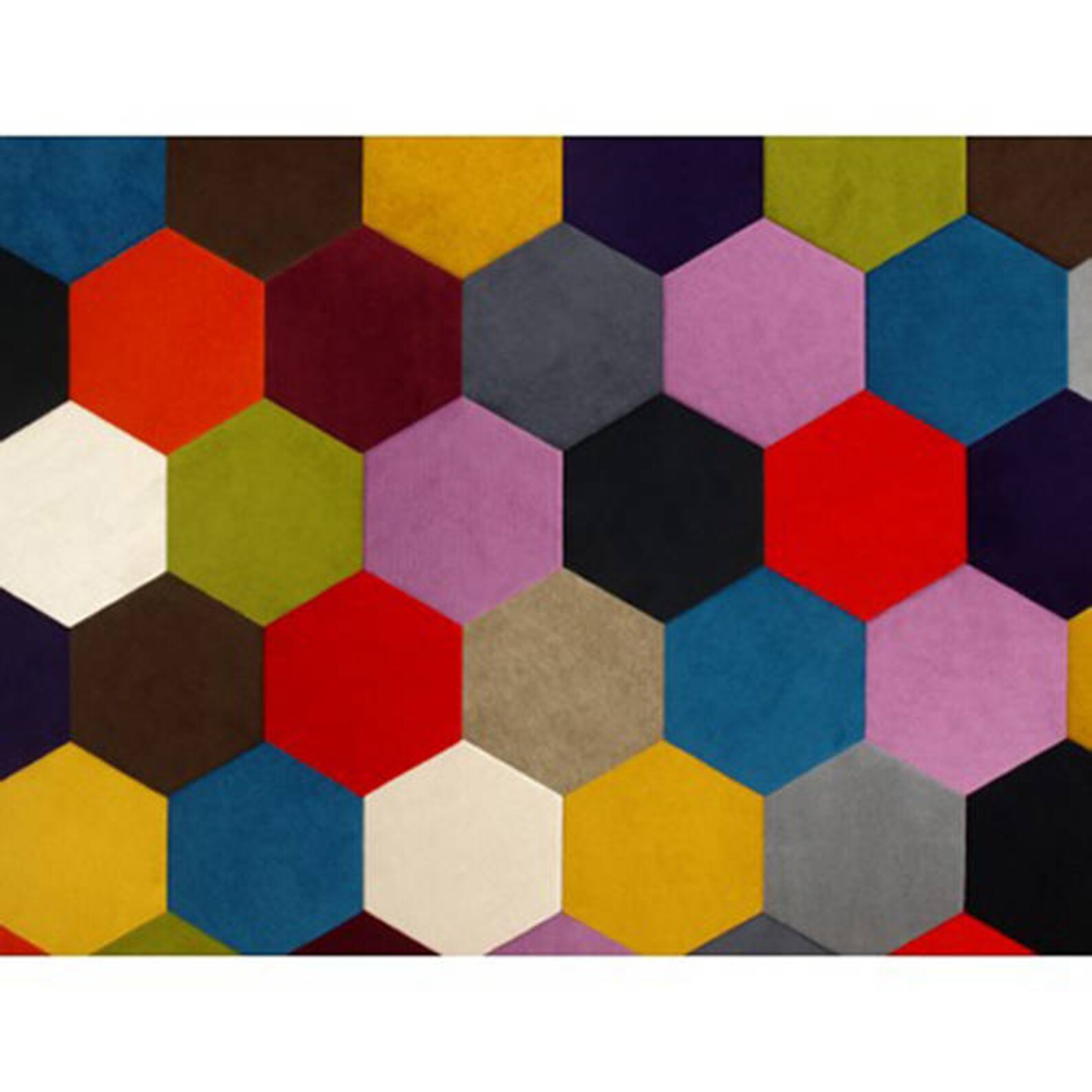 Cork and Velvet Wall Tiles Panels Hexagon Wall Decor Set of 3 21 Colors