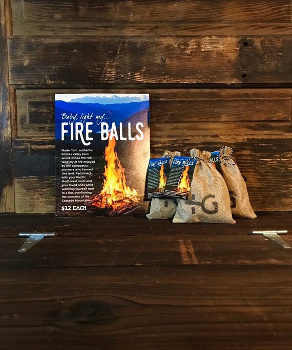Fire Starter Balls Campfire Starter Fire Pit Etsy