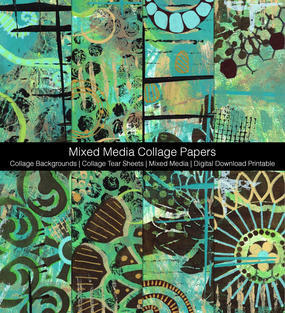 Mixed Media Collage Backgrounds Hand Made Backgrounds Collage Tear