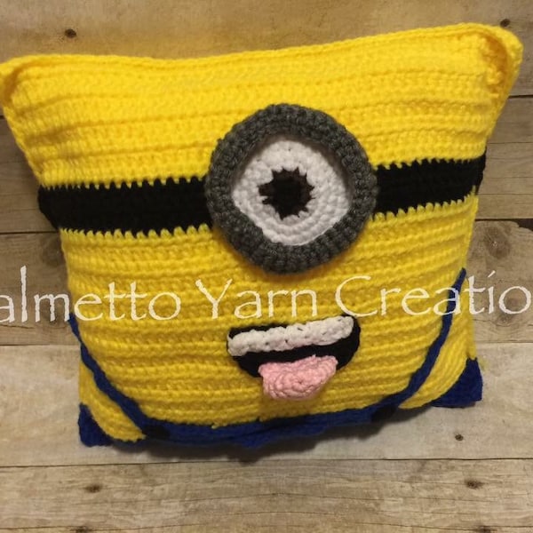 Minion crochet pillows