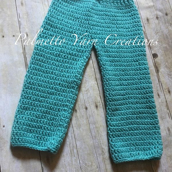 Crochet Baby Pants Pattern, 12-18 month crochet pants, Photo Prop, PATTERN ONLY