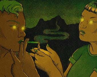 Midnight Smoke print