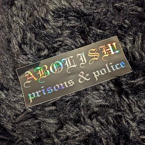 ABOLISH sticker