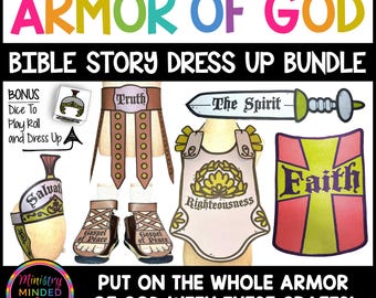 Wearable Armor of God Craft Printable | Dress Up DIY Armor of God Costume Craft for Kids