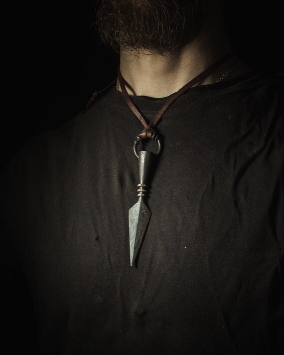 Norse Dane Axe Pendant Necklace - Double-Sided Viking Symbol 