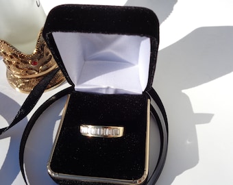 Vintage Diamond Ring 18K Gold, Solid Gold Engagement Gemstone Diamond Ring, Unique Wedding Ring, Statement Ring Appraisal Value 4700