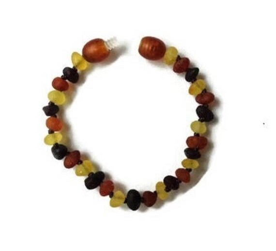 real amber teething bracelet