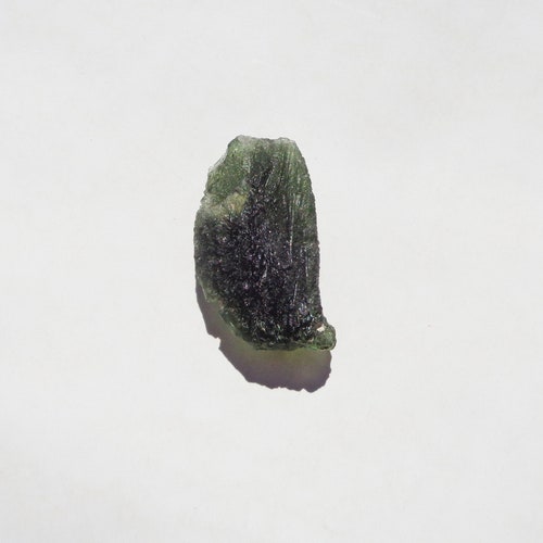 6.6g Moldavite Textite From Czech Republic, Raw Moldavite Crystal, 100% Genuine Moldavite Gemstone, Rough Moldavite Mineral Stone, Meteorite main image 2