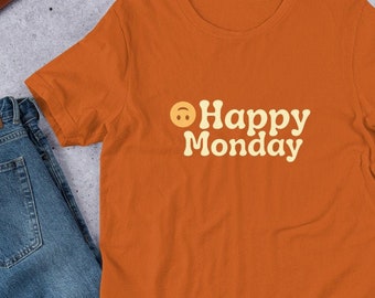 T shirts monday happy Custom T