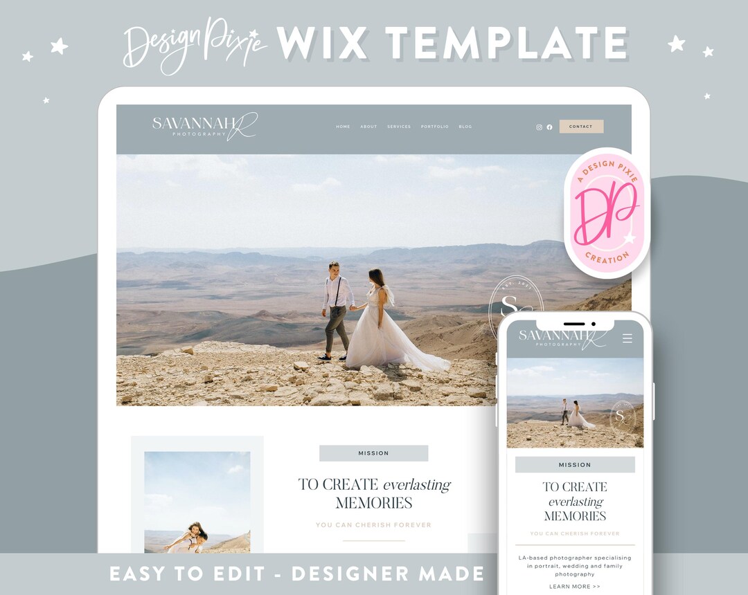 Wix Website Template for Photographer - Wix Wedding Website - Wix ...