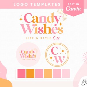 Logo Template Canva Editable Logo Design Small Business Logo Logo ...