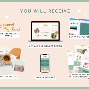 Retro Squarespace Website Template - Coach Business Website Design ...