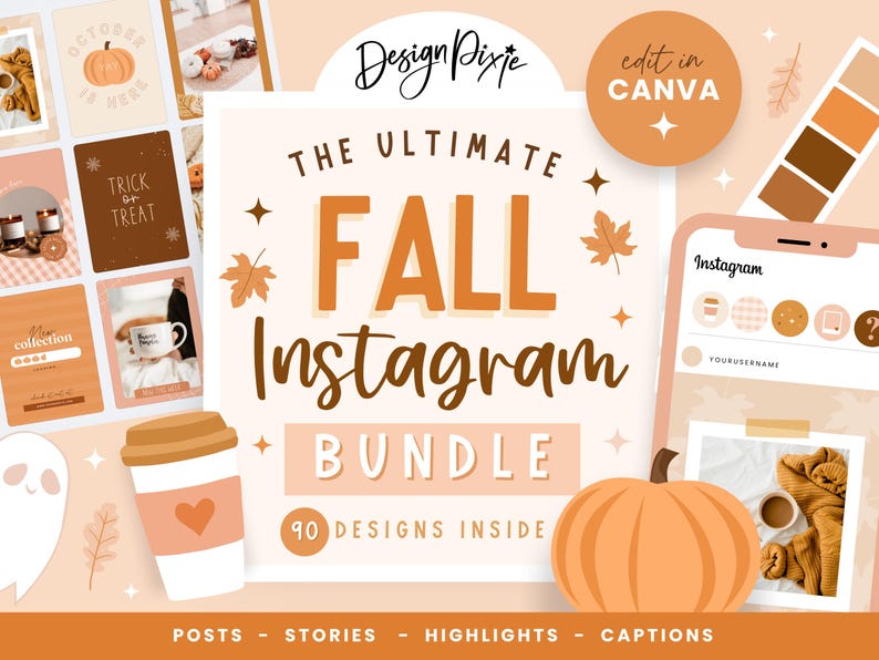 fall instagram templates canva