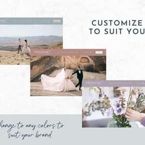 Squarespace Website Template Photography - Squarespace 7.1 Photographer Template - Squarespace Wedding - Website Design - Blog Pixie image 7