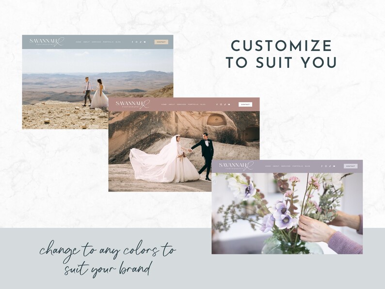 Squarespace Website Template Photography - Squarespace 7.1 Photographer Template - Squarespace Wedding - Website Design - Blog Pixie image 7
