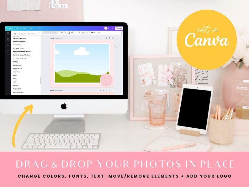 Fun Etsy Banner Templates - Etsy Shop Kit Canva - Etsy Shop Bundle - Etsy Store Listing Design - Etsy Banner Template Set - CC01 Blog Pixie image 6