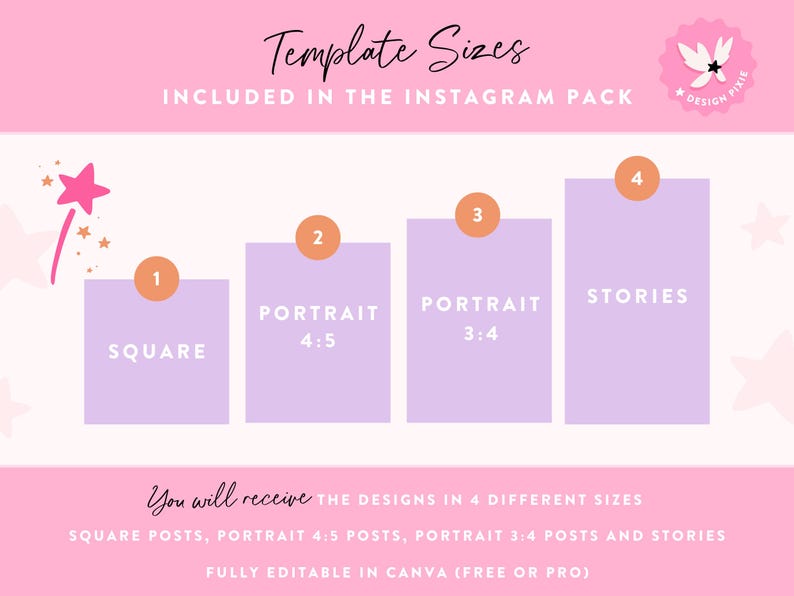 Zabawne szablony postów na Instagramie, tom 2 – Tęczowe szablony na Instagramie Canva – Pakiet pozytywnych cytatów – Tęczowa marka PF01 Design Pixie zdjęcie 8
