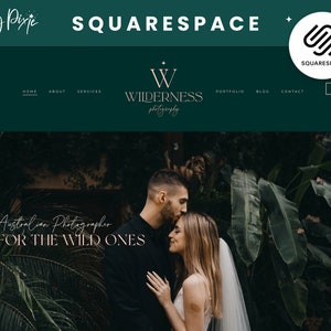 Squarespace Photographer Template - Squarespace Website Photography - Web Design for Photographers - Portfolio Gallery Theme - Blog Pixie