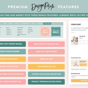 Enchanting Shopify Theme - Pastel Colorful Boutique Design - Shopify Website Template - EN01 Design Pixie image 6
