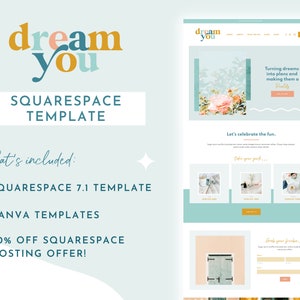 Blue Squarespace Website Template - Blog Business Website - Squarespace 7.1 Fluid Engine - Squarespace Template Coach - DY01 - Design Pixie image 3
