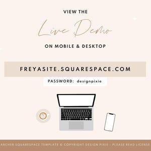 Squarespace-websitesjabloon fotografie - Squarespace 7.1 - webdesign fotograaf - Squarespace Portfolio Gallery Theme FA01 Design Pixie afbeelding 4