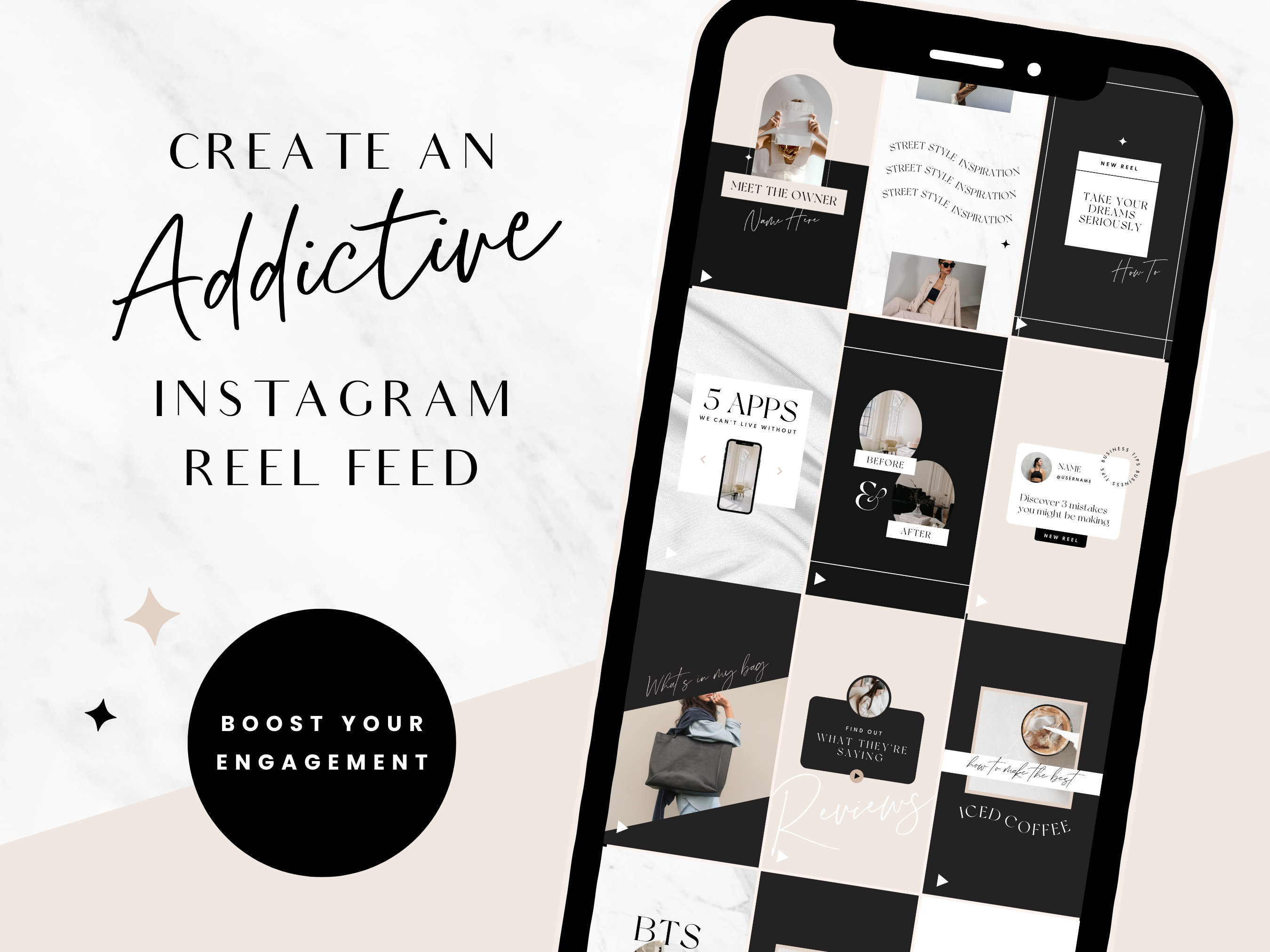 Instagram video templates