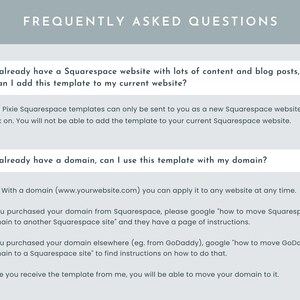 Squarespace Website Template Photography - Squarespace 7.1 Photographer Template - Squarespace Wedding - Website Design - Blog Pixie image 9