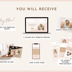 Squarespace coach website template