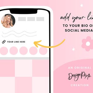 Link in Bio Template Canva - Links Website - Instagram Landing Page ...