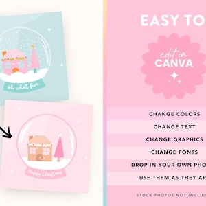 Customizable Canva templates for Christmas