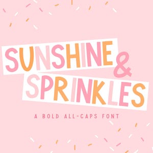 Bold All Caps Font - Marker Font - Planner Fonts for iPad - Fonts for Procreate - Cricut Fonts - Goodnotes Fonts - RJ01 Fall - Design Pixie