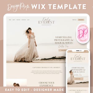 Wix Website Photography - Web Design for Photographer - Wix Website Photography Template - Wix Blog - Wix Themes - FA01 - Blog Pixie