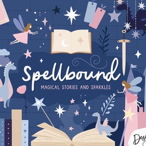 magical fantasy SVG graphics with elements for canva