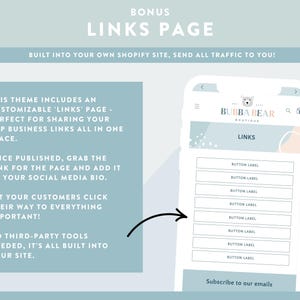 Shopify Theme for Kids Baby Boutique - Shopify Website Template - Blue Canva Banners - Online Boutique - BR01 - Design Pixie image 8