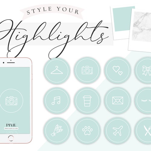 Instagram Story Highlight Icons Instagram Highlight Covers - Etsy