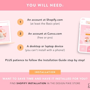 Pink Shopify Theme - Ecommerce Boutique - Pretty Shopify Website Template with Sparkles - Party Candle Shop Branding - CW01 - Design Pixie image 9