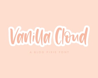 Handwritten Script Font - Cricut Fonts - Crafting Fonts - Fonts for Cricut - Brush Script Font - Handwriting Fun Procreate Font- Blog Pixie