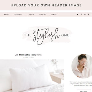 Wordpress Theme for Bloggers Wordpress Blog Responsive Wordpress Themes Cute Feminine Blog Template Genesis Child Theme Blog Pixie image 5