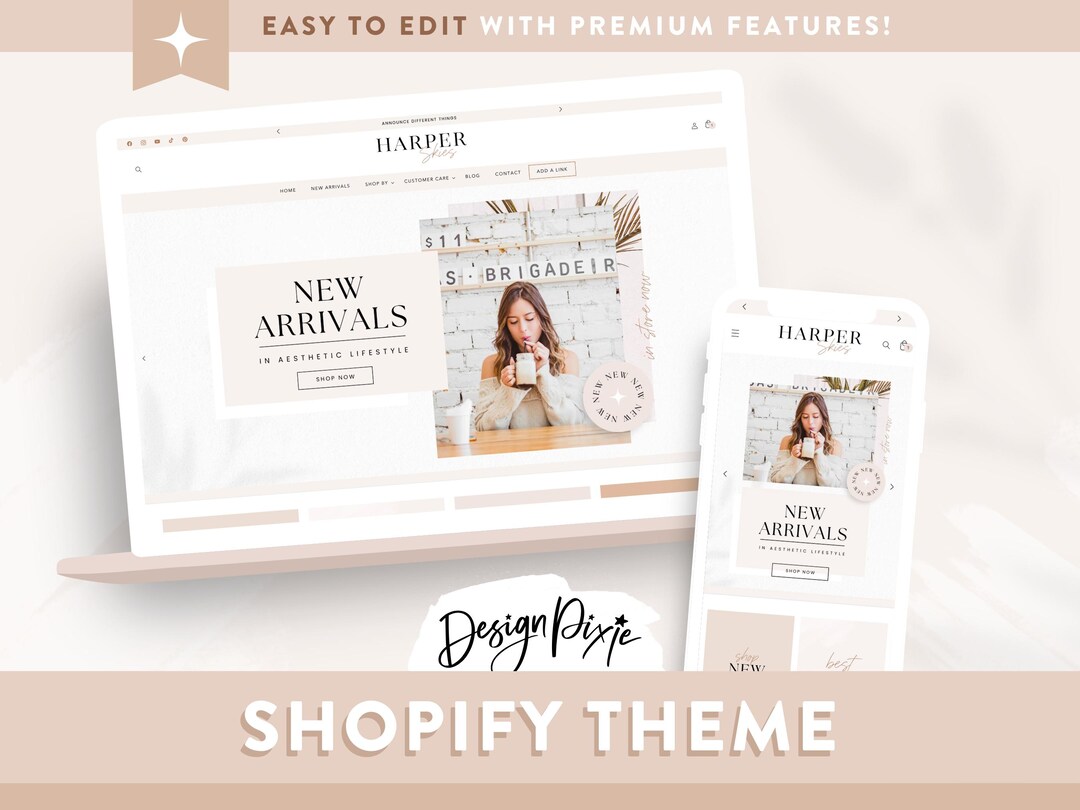 Shopify Theme Template Minimal - Aesthetic Shopify 2.0 - Luxe White ...