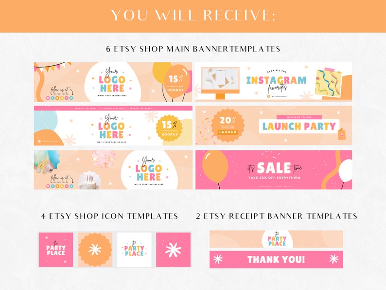 Etsy Shop Banner Templates Etsy Design Ideas Etsy Store Etsy